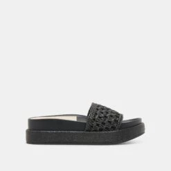 SIDONA SANDALS ONYX RAFFIA(Sidona Sandals Onyx Raffia)