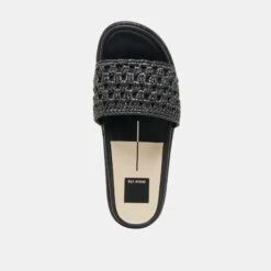 SIDONA SANDALS ONYX RAFFIA(Sidona Sandals Onyx Raffia) -Dolce Vita DOLCEVITA SANDALS SIDONA ONYXRAFFIA 06