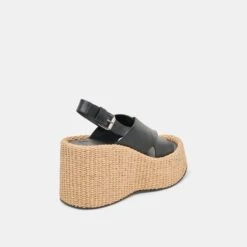 SKYLAR WEDGES BLACK LEATHER(Skylar Wedges Black Leather) 12 SKYLAR WEDGES BLACK LEATHER(Skylar Wedges Black Leather) -Dolce Vita DOLCEVITA SANDALS SKYLAR BLACKLEATHER 03