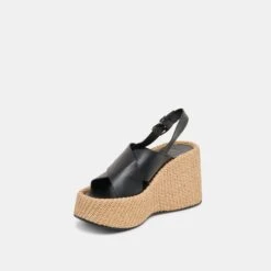 SKYLAR WEDGES BLACK LEATHER(Skylar Wedges Black Leather) 13 SKYLAR WEDGES BLACK LEATHER(Skylar Wedges Black Leather) -Dolce Vita DOLCEVITA SANDALS SKYLAR BLACKLEATHER 08