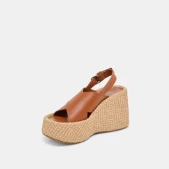 SKYLAR WEDGES BROWN LEATHER(Skylar Wedges Brown Leather) -Dolce Vita DOLCEVITA SANDALS SKYLAR BROWNLEATHER 08
