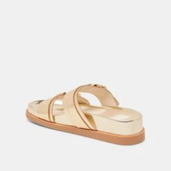 SOYA SANDALS GOLD DISTRESSED LEATHER(Soya Sandals Gold Distressed Leather) -Dolce Vita DOLCEVITA SANDALS SOYA GOLDDISTRESSEDLEATHER 09