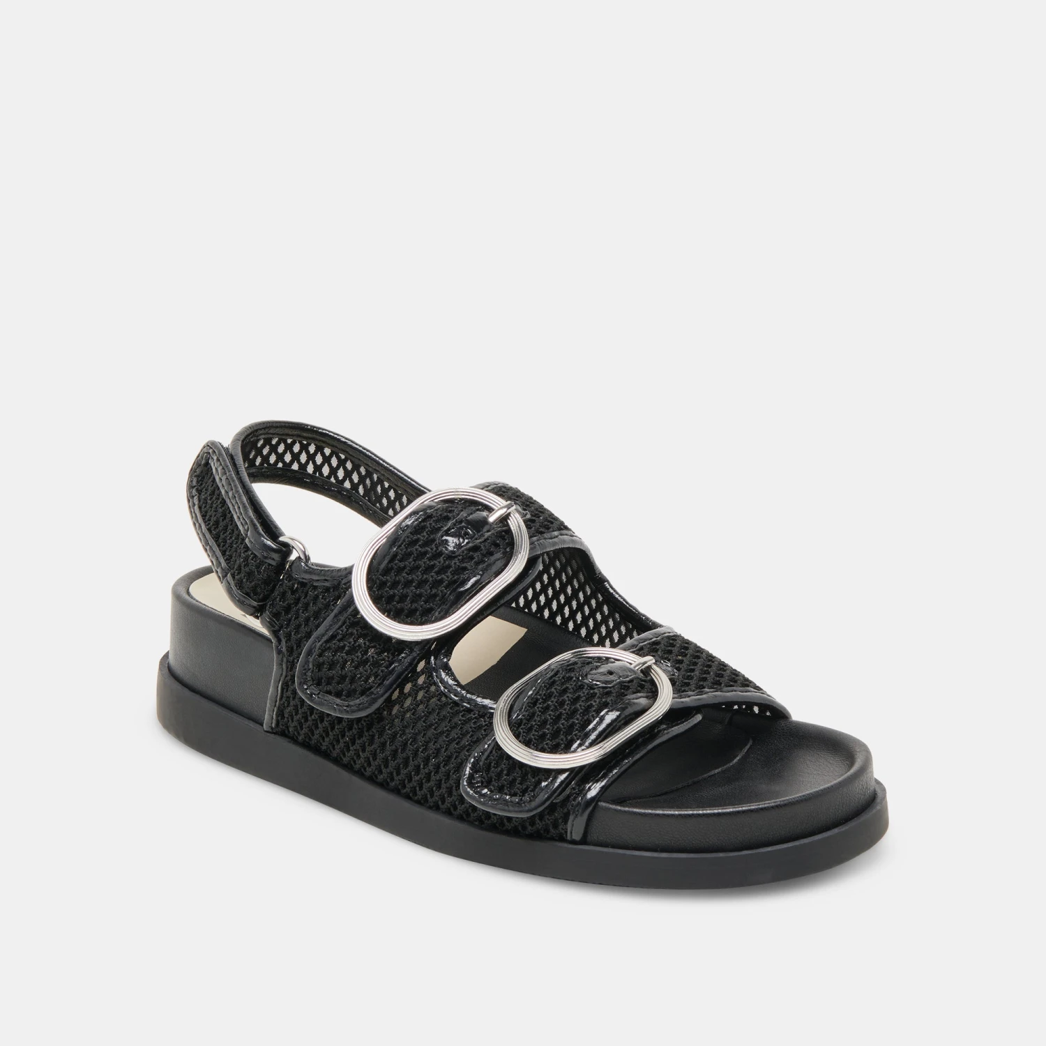 STARLA MESH SANDALS BLACK WOVEN MESH(Starla Mesh Sandals Black Woven Mesh) 3 STARLA MESH SANDALS BLACK WOVEN MESH(Starla Mesh Sandals Black Woven Mesh) - Image 3