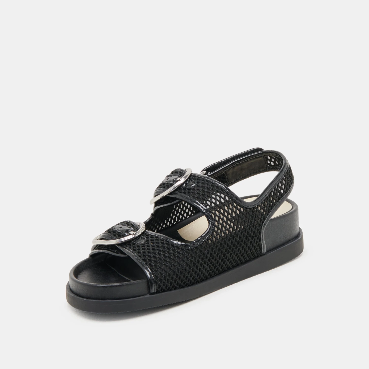STARLA MESH SANDALS BLACK WOVEN MESH(Starla Mesh Sandals Black Woven Mesh) 6 STARLA MESH SANDALS BLACK WOVEN MESH(Starla Mesh Sandals Black Woven Mesh) - Image 6