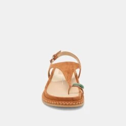 STEFAN GEMSTONE SANDALS CARAMEL SUEDE(Stefan Gemstone Sandals Caramel Suede) -Dolce Vita DOLCEVITA SANDALS STEFANGEMSTONE CARAMELSUEDE 04