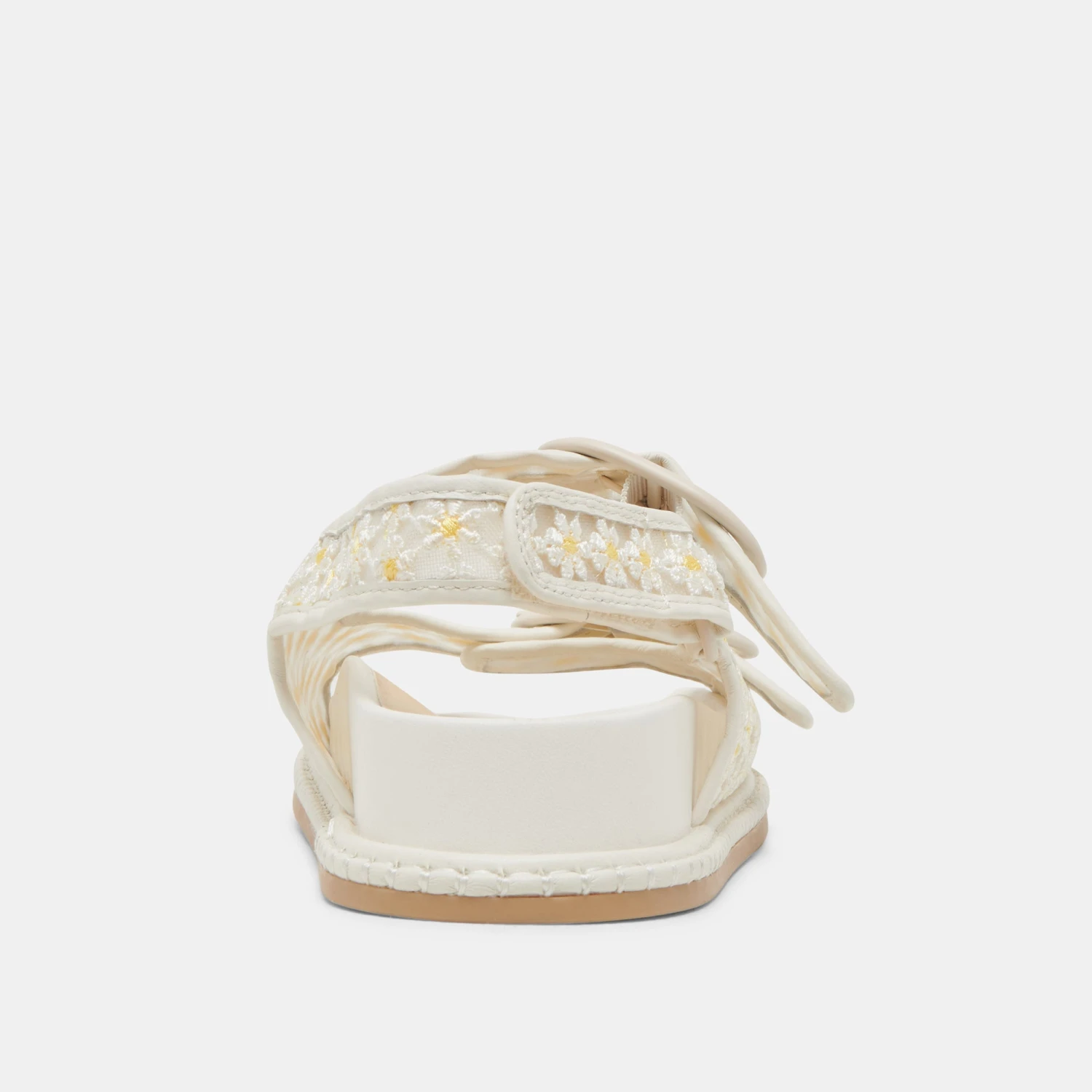STUART FLORAL SANDALS WHITE YELLOW FLORAL MESH(Stuart Floral Sandals White Yellow Floral Mesh) 9 STUART FLORAL SANDALS WHITE YELLOW FLORAL MESH(Stuart Floral Sandals White Yellow Floral Mesh) - Image 9