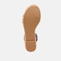 TALISA WEDGES BLACK LEATHER(Talisa Wedges Black Leather) -Dolce Vita DOLCEVITA SANDALS TALISA BLACKLEATHER 07