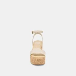 TALISA WEDGES IVORY LEATHER(Talisa Wedges Ivory Leather) -Dolce Vita DOLCEVITA SANDALS TALISA IVORYLEATHER 04