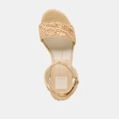 TALISA WEDGES NATURAL MACRAME(Talisa Wedges Natural Macrame) -Dolce Vita DOLCEVITA SANDALS TALISA NATURALMACRAME 06