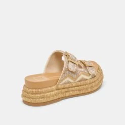 WIXIE SANDALS GOLD MULTI BEADS(Wixie Sandals Gold Multi Beads) -Dolce Vita DOLCEVITA SANDALS WIXIE GOLDMULTIBEADS 03