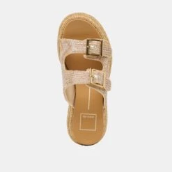 WIXIE SANDALS GOLD MULTI BEADS(Wixie Sandals Gold Multi Beads) -Dolce Vita DOLCEVITA SANDALS WIXIE GOLDMULTIBEADS 06