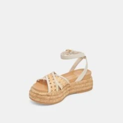 WRILEY SANDALS CREME WOVEN RAFFIA(Wriley Sandals Creme Woven Raffia) 12 WRILEY SANDALS CREME WOVEN RAFFIA(Wriley Sandals Creme Woven Raffia) -Dolce Vita DOLCEVITA SANDALS WRILEY CREMEWOVENRAFFIA 08