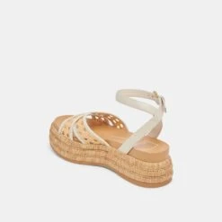 WRILEY SANDALS CREME WOVEN RAFFIA(Wriley Sandals Creme Woven Raffia) 13 WRILEY SANDALS CREME WOVEN RAFFIA(Wriley Sandals Creme Woven Raffia) -Dolce Vita DOLCEVITA SANDALS WRILEY CREMEWOVENRAFFIA 09