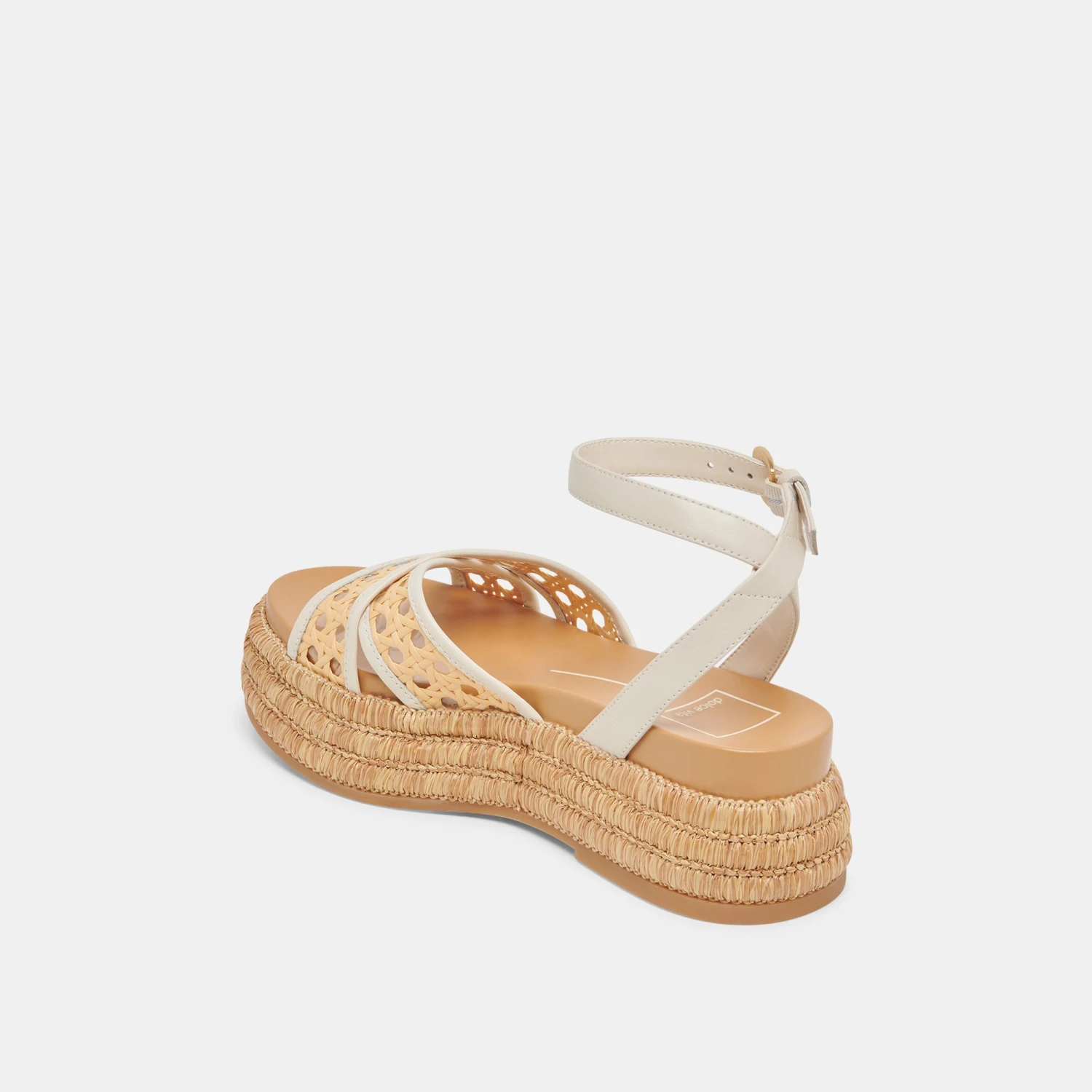 WRILEY SANDALS CREME WOVEN RAFFIA(Wriley Sandals Creme Woven Raffia) 5 WRILEY SANDALS CREME WOVEN RAFFIA(Wriley Sandals Creme Woven Raffia) - Image 5