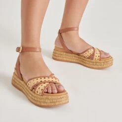 WRILEY SANDALS SADDLE WOVEN RAFFIA(Wriley Sandals Saddle Woven Raffia) 16 WRILEY SANDALS SADDLE WOVEN RAFFIA(Wriley Sandals Saddle Woven Raffia) -Dolce Vita DOLCEVITA SANDALS WRILEY SADDLEWOVENRAFFIA ONFOOT 02