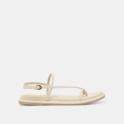 DALLEN SANDALS OFF WHITE LEATHER(Dallen Sandals Off White Leather)