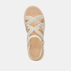 GATSBY SANDALS CREME LEATHER(Gatsby Sandals Creme Leather) -Dolce Vita DOLCEVITA SANDAL GATSBY CREMELEATHER 06