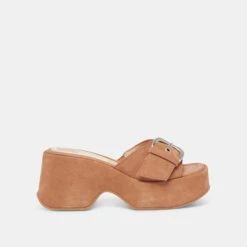GISEL HEELS SADDLE SUEDE(Gisel Heels Saddle Suede)
