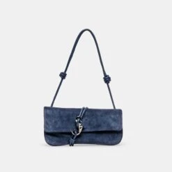 ALICE SHOULDER BAG NAVY SUEDE(Alice Shoulder Bag Navy Suede)