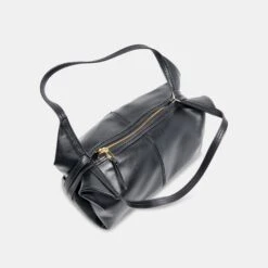 BILLY SHOULDER BAG BLACK LEATHER(Billy Shoulder Bag Black Leather) -Dolce Vita DOLCEVITA SHOULDERBAG BILLY BLACKLEATHER 4