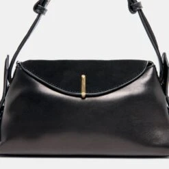 DEVYN SHOULDER BAG BLACK LEATHER(Devyn Shoulder Bag Black Leather) -Dolce Vita DOLCEVITA SHOULDERBAG DEVYN BLACKLEATHER 3