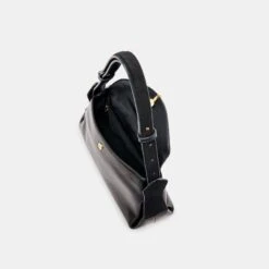 DEVYN SHOULDER BAG BLACK LEATHER(Devyn Shoulder Bag Black Leather) -Dolce Vita DOLCEVITA SHOULDERBAG DEVYN BLACKLEATHER 6