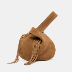ZURY HANDBAG CAMEL SUEDE(Zury Handbag Camel Suede)