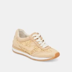 B.NTCD SNEAKERS LT NATURAL MACRAME(B Ntcd Sneakers Lt Natural Macrame) -Dolce Vita DOLCEVITA SNEAKERS B.NTCD NATURALMULTIRAFFIA 01