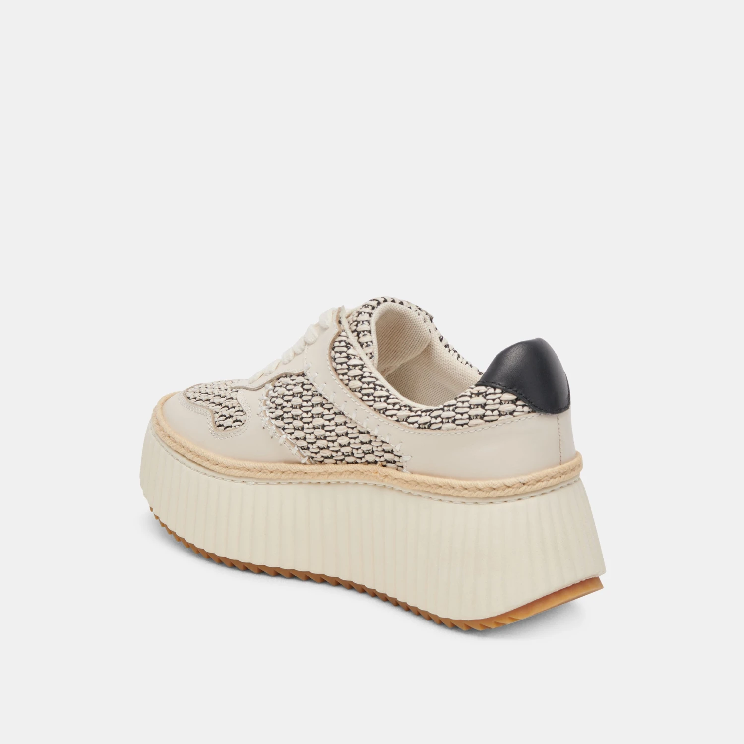 DANDI SNEAKERS BLACK NATURAL RAFFIA(Dandi Sneakers Black Natural Raffia) 11 DANDI SNEAKERS BLACK NATURAL RAFFIA(Dandi Sneakers Black Natural Raffia) - Image 11