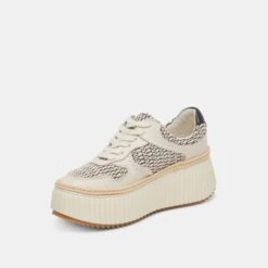 DANDI SNEAKERS BLACK NATURAL RAFFIA(Dandi Sneakers Black Natural Raffia) 24 DANDI SNEAKERS BLACK NATURAL RAFFIA(Dandi Sneakers Black Natural Raffia) -Dolce Vita DOLCEVITA SNEAKERS DANDI BLACK NATURALRAFFIA 09