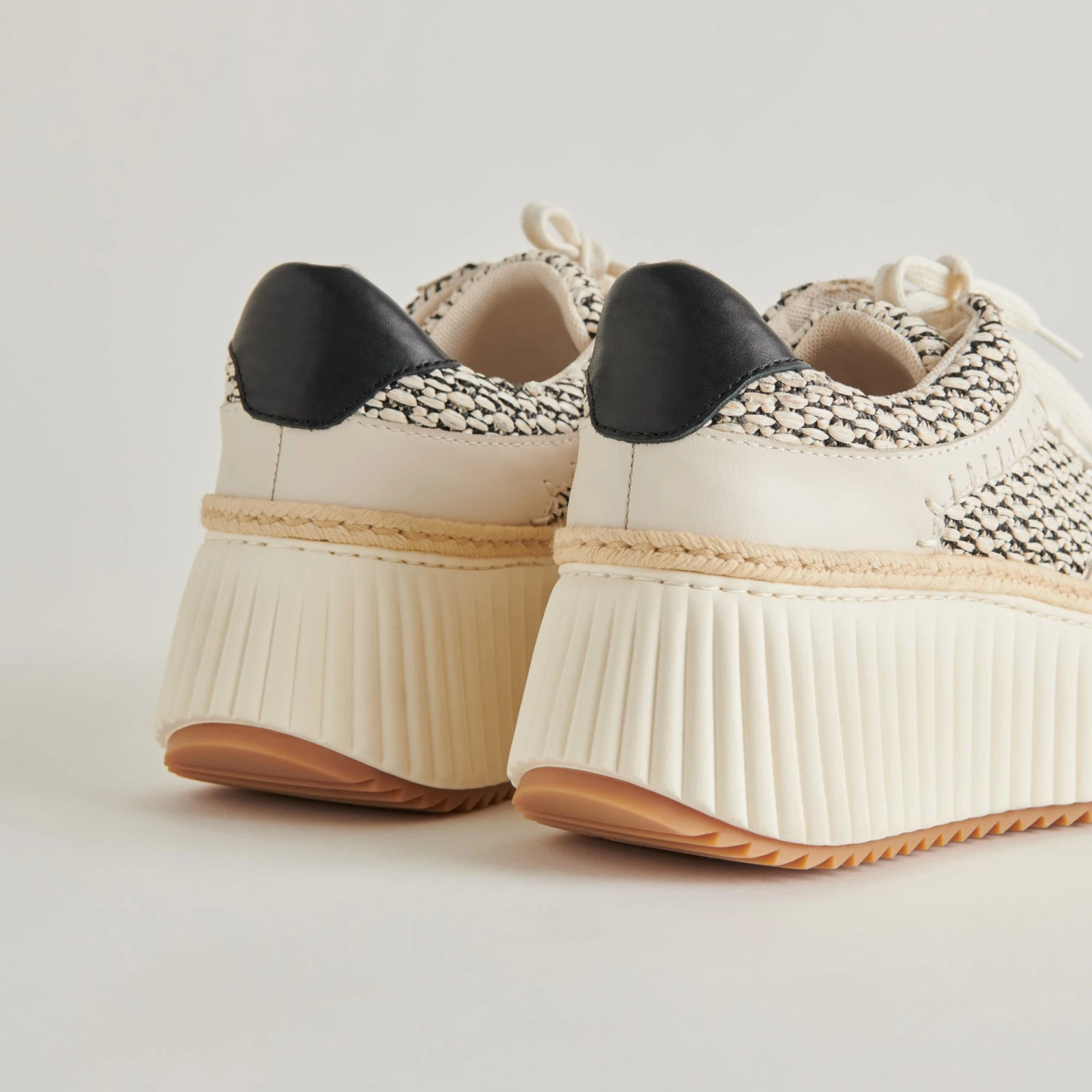 DANDI SNEAKERS BLACK NATURAL RAFFIA(Dandi Sneakers Black Natural Raffia) 7 DANDI SNEAKERS BLACK NATURAL RAFFIA(Dandi Sneakers Black Natural Raffia) - Image 7