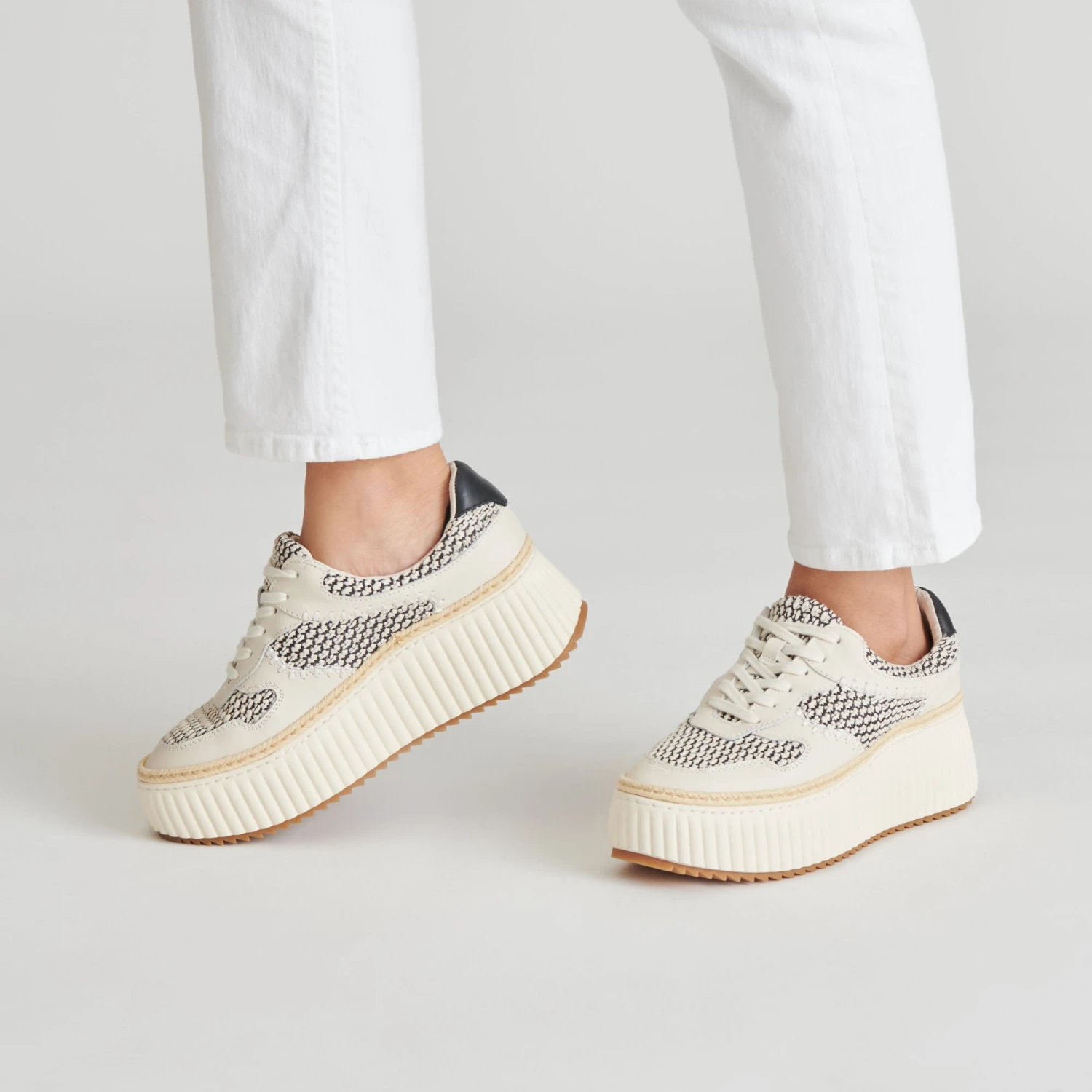 DANDI SNEAKERS BLACK NATURAL RAFFIA(Dandi Sneakers Black Natural Raffia) 3 DANDI SNEAKERS BLACK NATURAL RAFFIA(Dandi Sneakers Black Natural Raffia) - Image 3