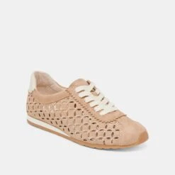 DANIE EYELET PERF SNEAKERS CAMEL SUEDE(Danie Eyelet Perf Sneakers Camel Suede) -Dolce Vita DOLCEVITA SNEAKERS DANIEEYELETPERF CAMELSUEDE 01 d7fd254b 3197 4463 b271 1b0280ea147e