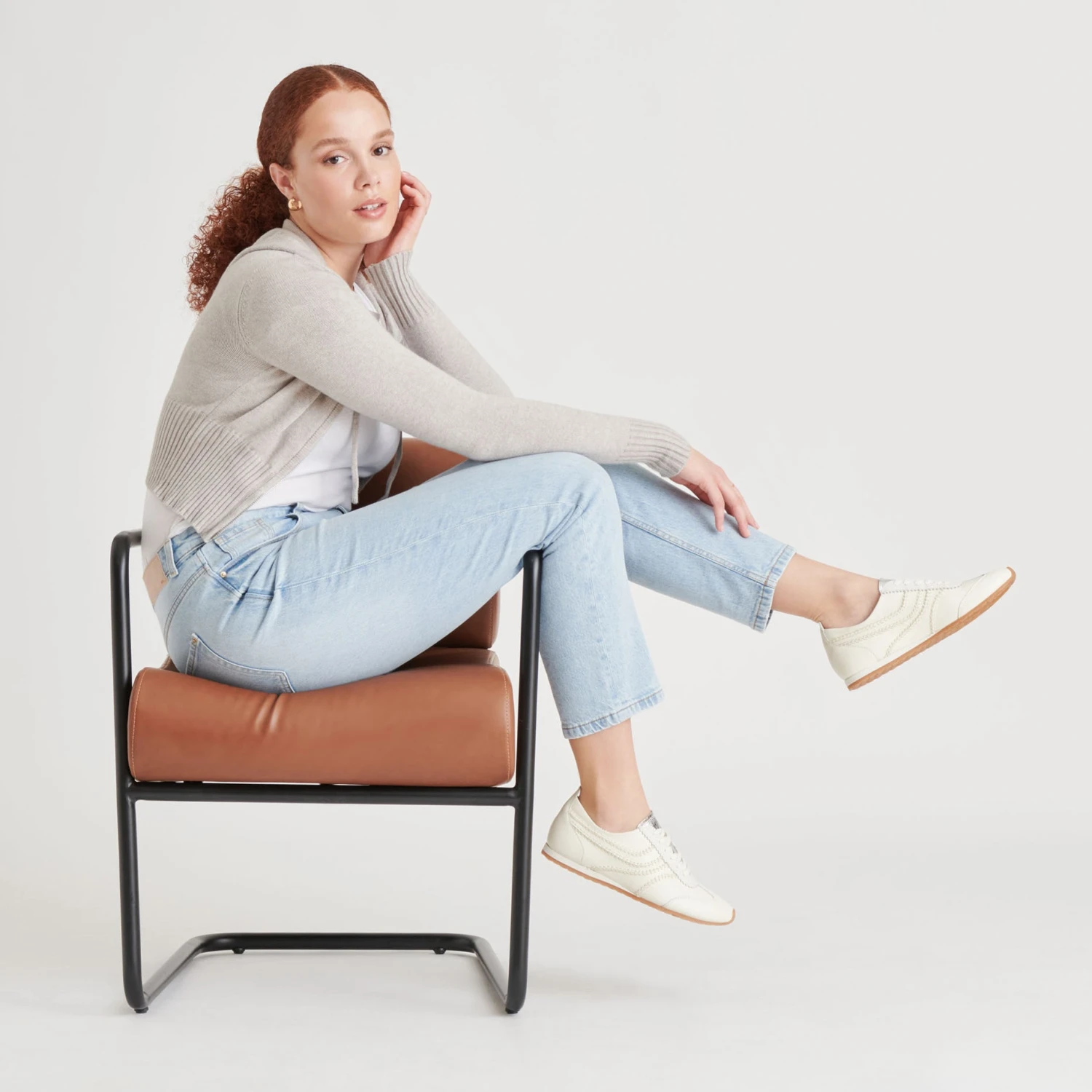 DELANY SNEAKERS OFF WHITE LEATHER(Delany Sneakers Off White Leather) 2 DELANY SNEAKERS OFF WHITE LEATHER(Delany Sneakers Off White Leather) - Image 2