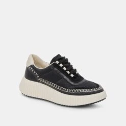 DOLEN NYLON SNEAKERS BLACK NYLON(Dolen Nylon Sneakers Black Nylon) -Dolce Vita DOLCEVITA SNEAKERS DOLENNYLON BLACKNYLON 01
