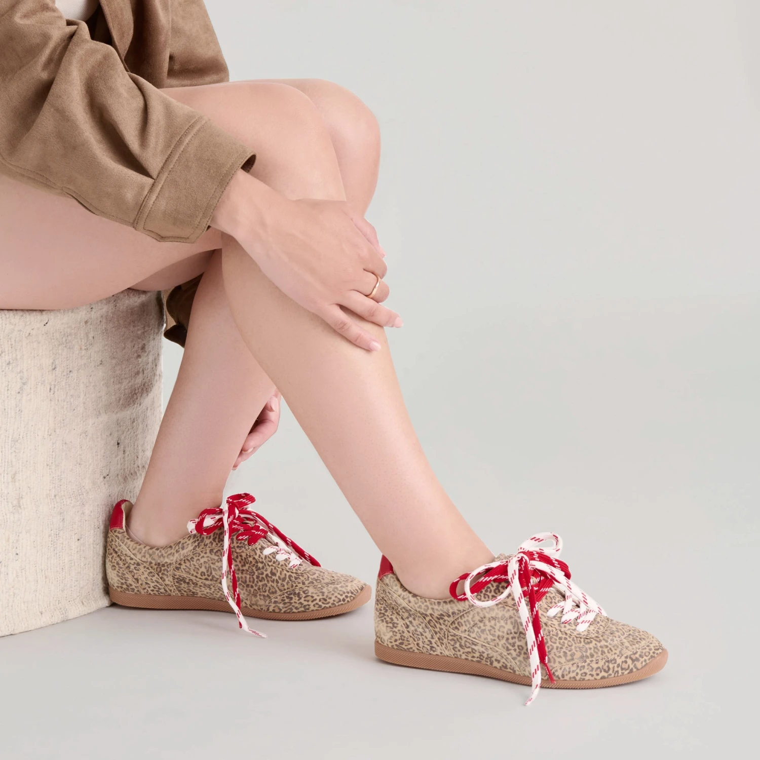 LAINI SNEAKERS TAN LEOPARD PRINTED SUEDE(Laini Sneakers Tan Leopard Printed Suede) 2 LAINI SNEAKERS TAN LEOPARD PRINTED SUEDE(Laini Sneakers Tan Leopard Printed Suede) - Image 2