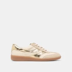 MERIT SNEAKERS WHITE GOLD LEATHER(Merit Sneakers White Gold Leather)