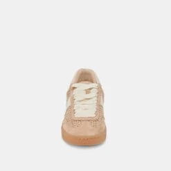 NOTICE EYELET PERF SNEAKERS CAMEL SUEDE(Notice Eyelet Perf Sneakers Camel Suede) -Dolce Vita DOLCEVITA SNEAKERS NOTICEEYELETPERF CAMELSUEDE 04