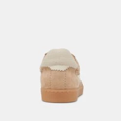 NOTICE EYELET PERF SNEAKERS CAMEL SUEDE(Notice Eyelet Perf Sneakers Camel Suede) -Dolce Vita DOLCEVITA SNEAKERS NOTICEEYELETPERF CAMELSUEDE 05