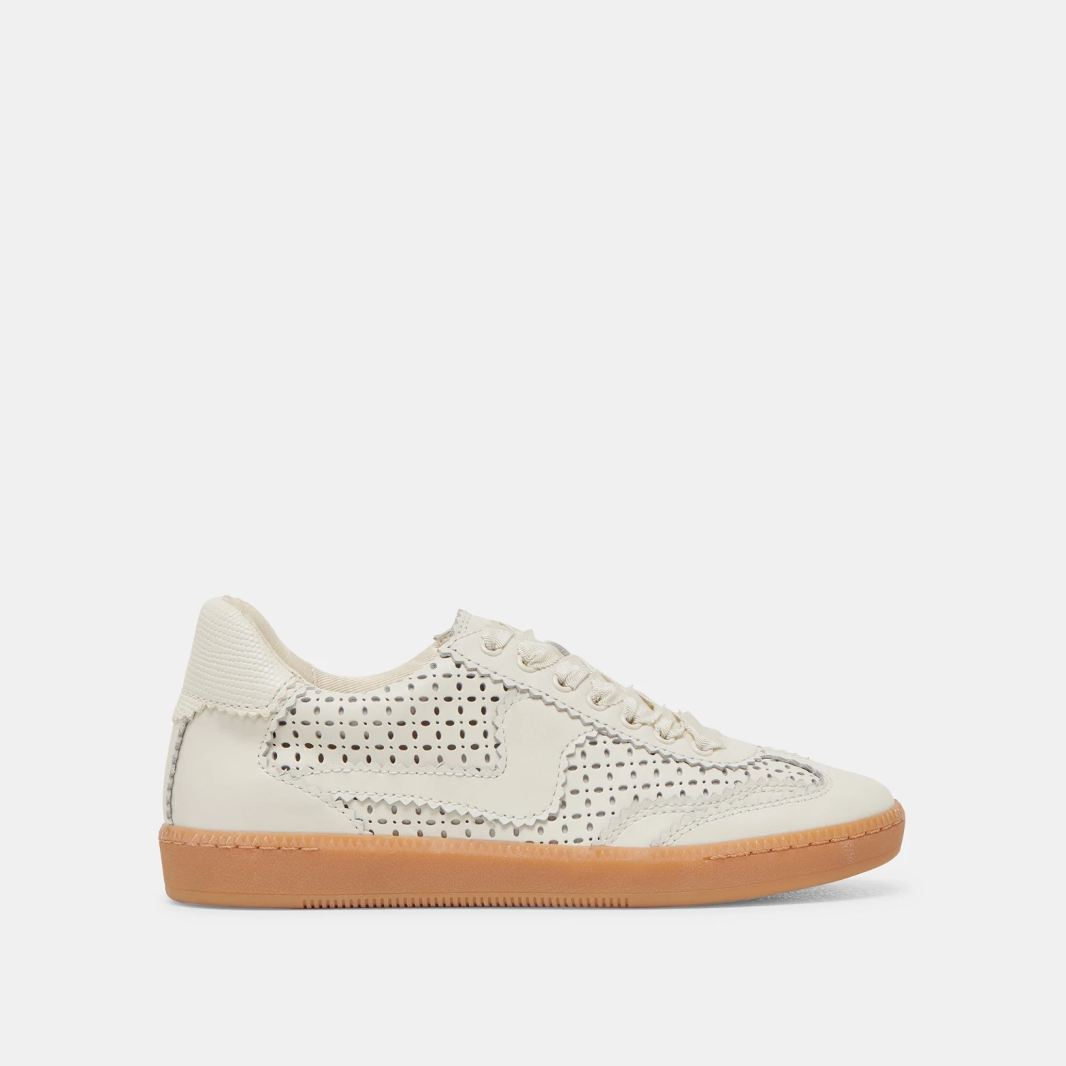 NOTICE EYELET PERF SNEAKERS WHITE LEATHER(Notice Eyelet Perf Sneakers White Leather) 1 NOTICE EYELET PERF SNEAKERS WHITE LEATHER(Notice Eyelet Perf Sneakers White Leather)