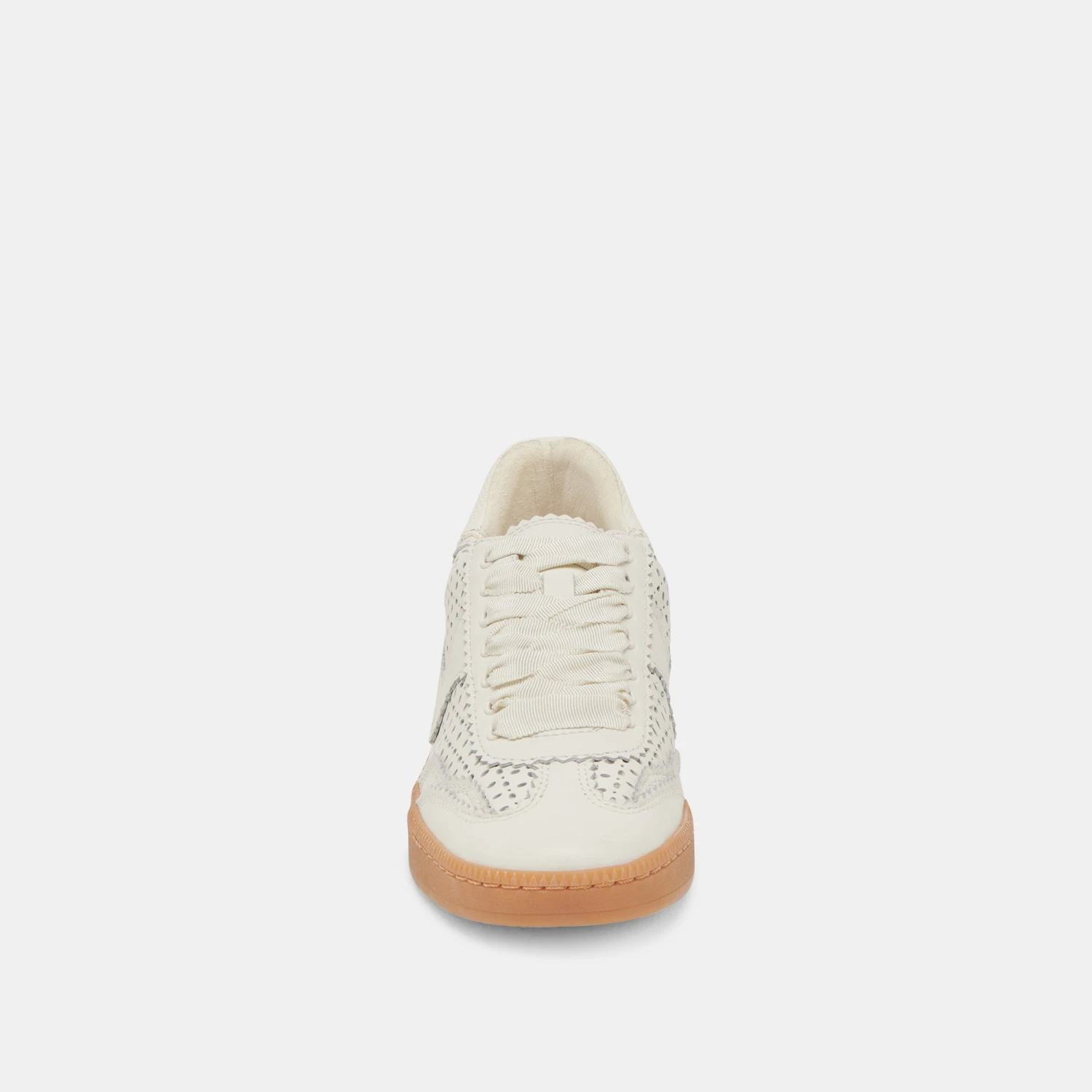 NOTICE EYELET PERF SNEAKERS WHITE LEATHER(Notice Eyelet Perf Sneakers White Leather) 6 NOTICE EYELET PERF SNEAKERS WHITE LEATHER(Notice Eyelet Perf Sneakers White Leather) - Image 6