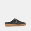 NOTICE SLIDE WOVEN SNEAKERS BLACK WOVEN STELLA(Notice Slide Woven Sneakers Black Woven Stella)
