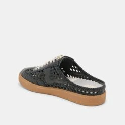 NOTICE SLIDE WOVEN SNEAKERS BLACK WOVEN STELLA(Notice Slide Woven Sneakers Black Woven Stella) -Dolce Vita DOLCEVITA SNEAKERS NOTICESLIDEWOVEN BLACKWOVENSTELLA 09