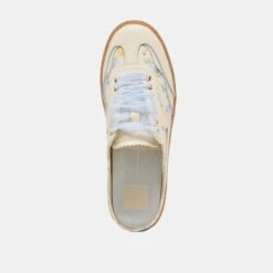 NOTICE SLIDE SNEAKERS BLUE FLORAL LEATHER(Notice Slide Sneakers Blue Floral Leather) -Dolce Vita DOLCEVITA SNEAKERS NOTICESLIDE BLUEFLORALLEATHER 06