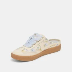 NOTICE SLIDE SNEAKERS BLUE FLORAL LEATHER(Notice Slide Sneakers Blue Floral Leather) -Dolce Vita DOLCEVITA SNEAKERS NOTICESLIDE BLUEFLORALLEATHER 08