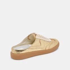 NOTICE SLIDE SNEAKERS GOLD DISTRESSED LEATHER(Notice Slide Sneakers Gold Distressed Leather) -Dolce Vita DOLCEVITA SNEAKERS NOTICESLIDE GOLDDISTRESSEDLEATHER 03