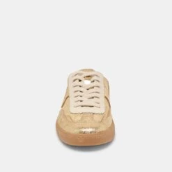 NOTICE SLIDE SNEAKERS GOLD DISTRESSED LEATHER(Notice Slide Sneakers Gold Distressed Leather) -Dolce Vita DOLCEVITA SNEAKERS NOTICESLIDE GOLDDISTRESSEDLEATHER 04