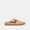 NOTICE SLIDE SNEAKERS TAN MULTI SUEDE(Notice Slide Sneakers Tan Multi Suede)