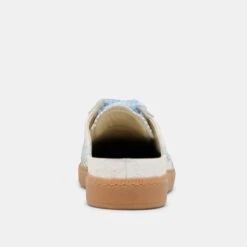 NOTICE SLIDE SNEAKERS WHITE BLUE EYELET(Notice Slide Sneakers White Blue Eyelet) -Dolce Vita DOLCEVITA SNEAKERS NOTICESLIDE WHITE BLUEEYELET 05