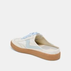NOTICE SLIDE SNEAKERS WHITE BLUE EYELET(Notice Slide Sneakers White Blue Eyelet) -Dolce Vita DOLCEVITA SNEAKERS NOTICESLIDE WHITE BLUEEYELET 09